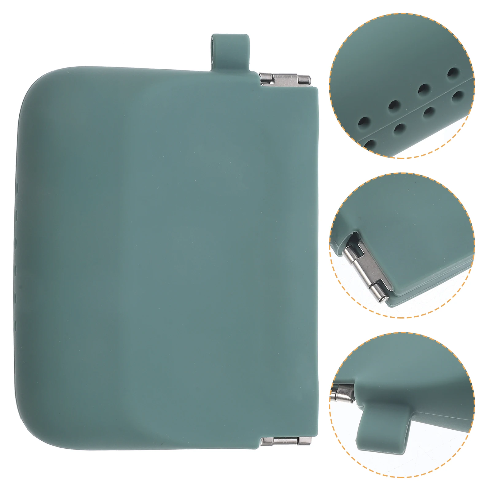 

1pcs Silicone Data Cable Earphone Storage Box Compact Portable Durable Soft Snap Bag Purse Organizer Pouch Travel Makeup Bag