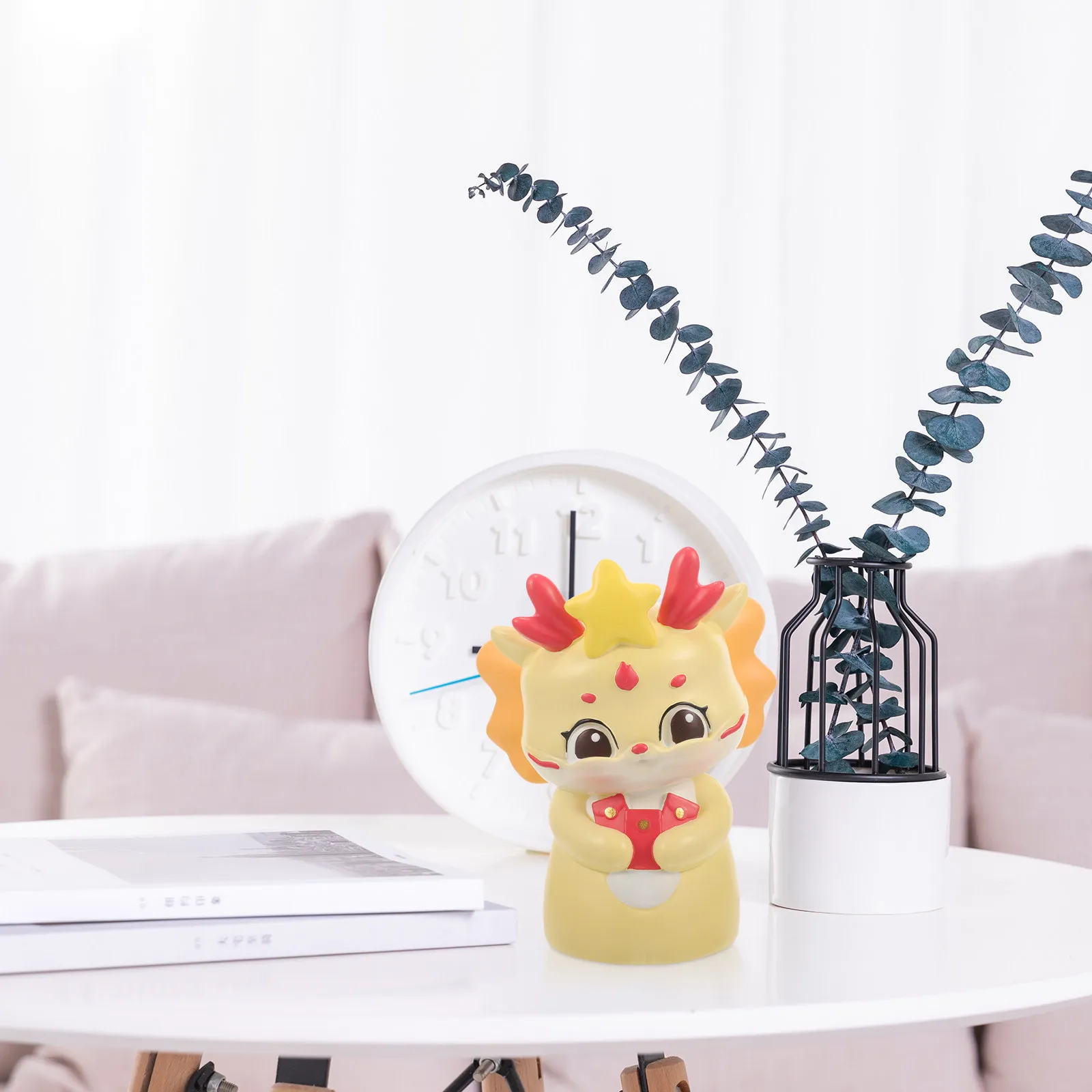 

Dragon Piggy Bank Cartoon Dragon Shape Desktop Money Saving Box Large Capacity Coin Jar Decorative Money Box for Kids Gift
