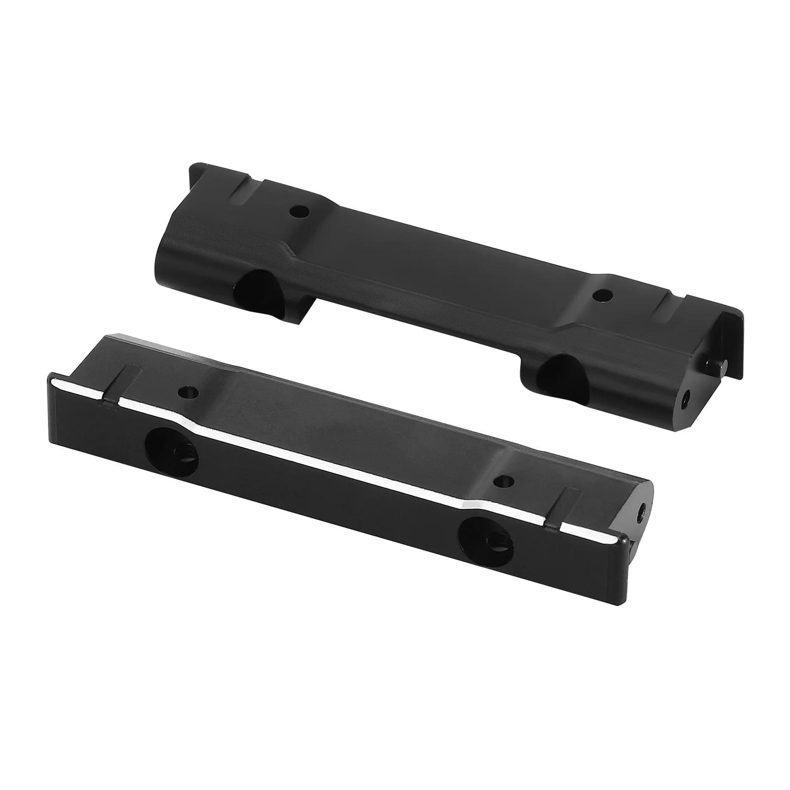 INJORA CNC Aluminum Front Rear Bumper Mounts for 1/10 RC Crawler Axial SCX10 PRO Upgrade