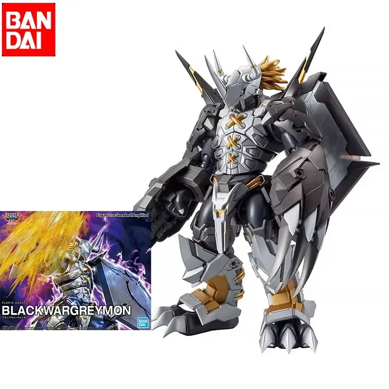 

In Stock Original Bandai Figure-rise Digimon Adventure 02 Black War Greymon Anime Action Assembly Model PVC Collection Toy