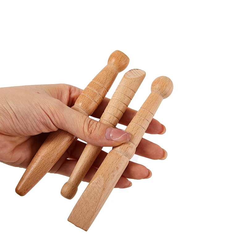 

1 шт./3 шт., деревянные массажные палочки для ног