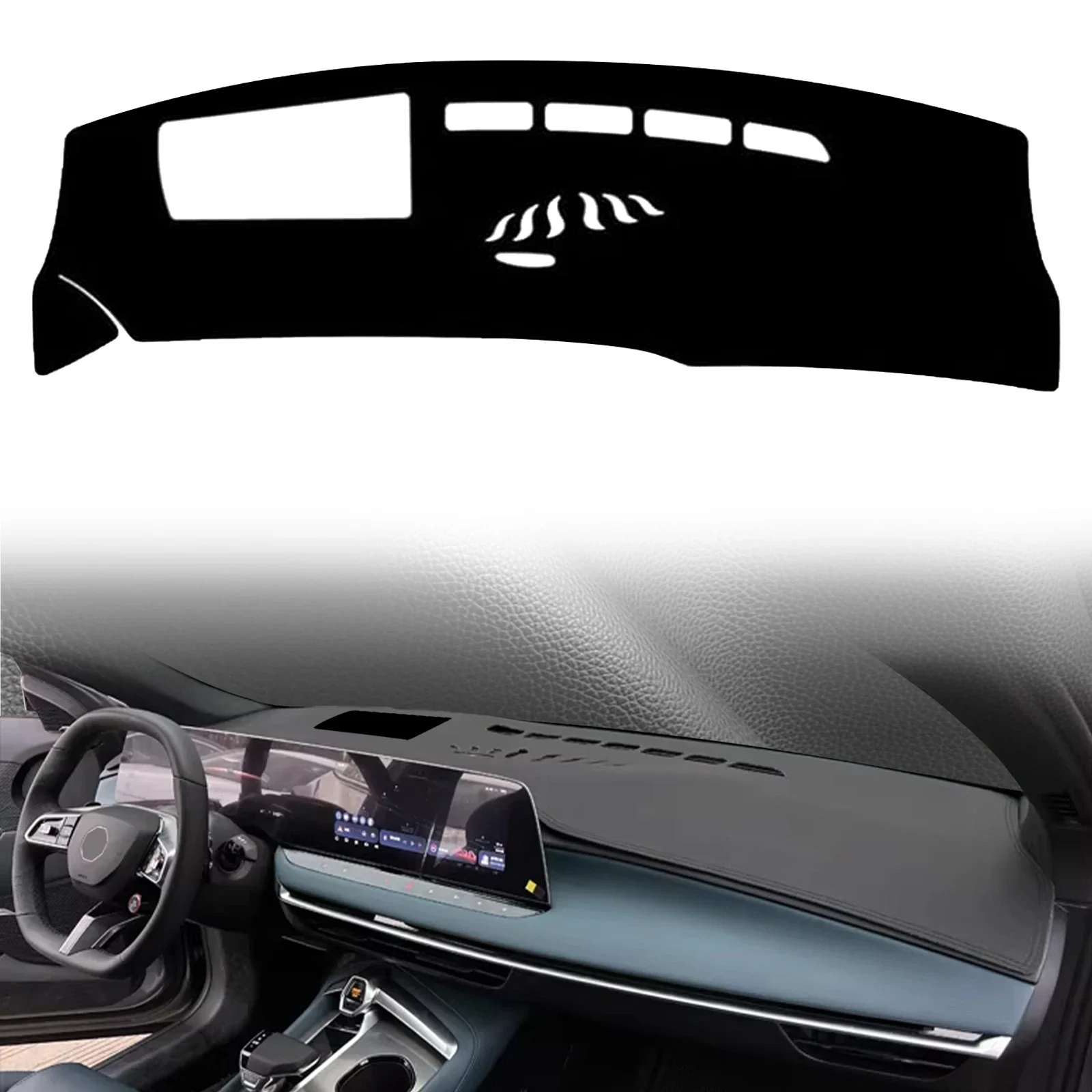 For MG MG 7 MG7 2022-2026 Car Dashmat Dashboard Cover Pad DashMat Sunshade Protective Carpet Leather Accessories
