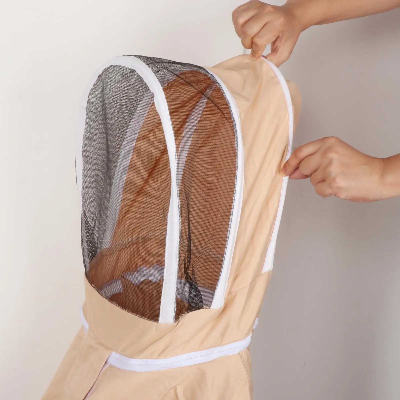 Beekeeper suit with gloves Work overall with hood Clothing Beekeeper suit
