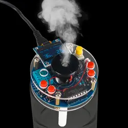 Humidifier Soldering Project Kit OLED Display Soldering Project with Temperature Humidity Control Auto-Off Timer Memory Function
