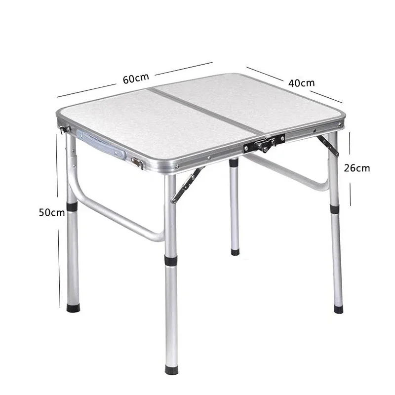 

Portable Folding Camping Table Outdoor Tourist Camping Table Adjustable Height Muebles De Jardin De Exterior Camping Equipment