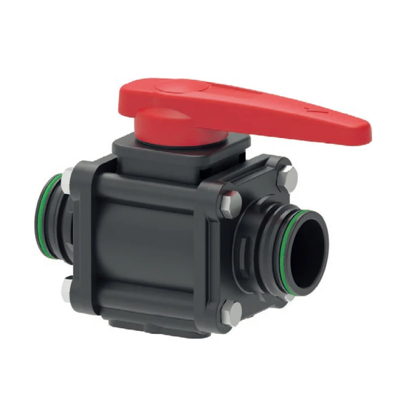 Hot Selling Pvc Double 3 Way Pvc True Union Ball Valve for ARAG