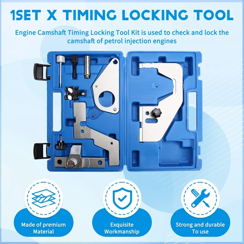 Engine Camshaft Timing Locking Tool Kit For Jaguar Land Rover Evoque 2.0T Ford Focus 2.0 Ecoboost Ti-VCT Mondeo Focus