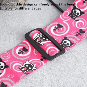 Extra breiter Ledergürtel für Akustikgitarre, verstellbarer Schultergurt, künstlerischer Druck für Holz, Elektrobass, Cavaquinho, 1PC 8 Hauptverkäufe personalisierte Biglet -Gitarre - №2