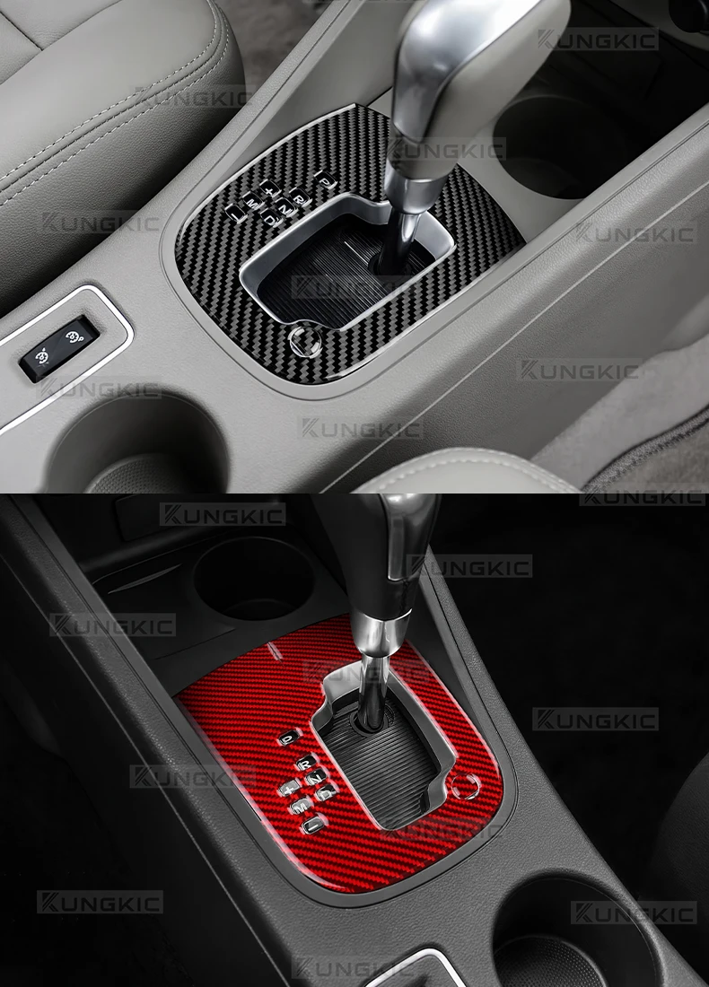 Für Renault Fluence 2009 2010 2011 2012 2013 2014 Echte Weiche Carbonfaser-Aufkleber LHD Automatikgetriebe Schaltpanel-Verkleidung – Detail 11
