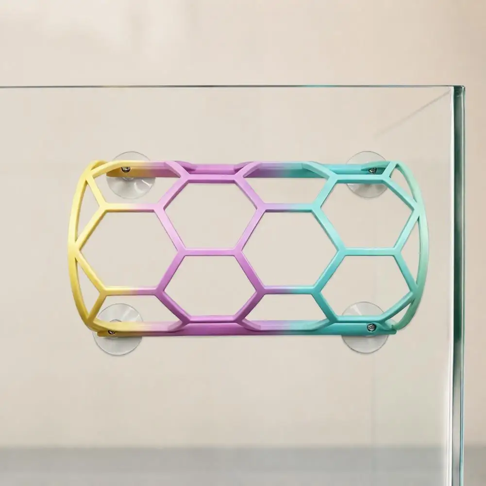 Non- Supplies Honeycomb Climbing Shelf with Suction Cups Snake Tunnel Hide Platform Terrarium Wall Decor for Ball Python Lizard