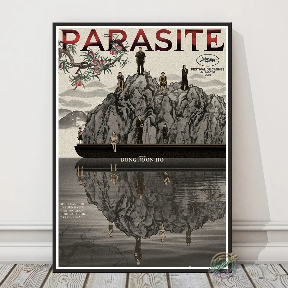 Parasite Movie Poster Korean Film Wall Art Canvas Painting Prints Picture For Living Room Home Decor Gift