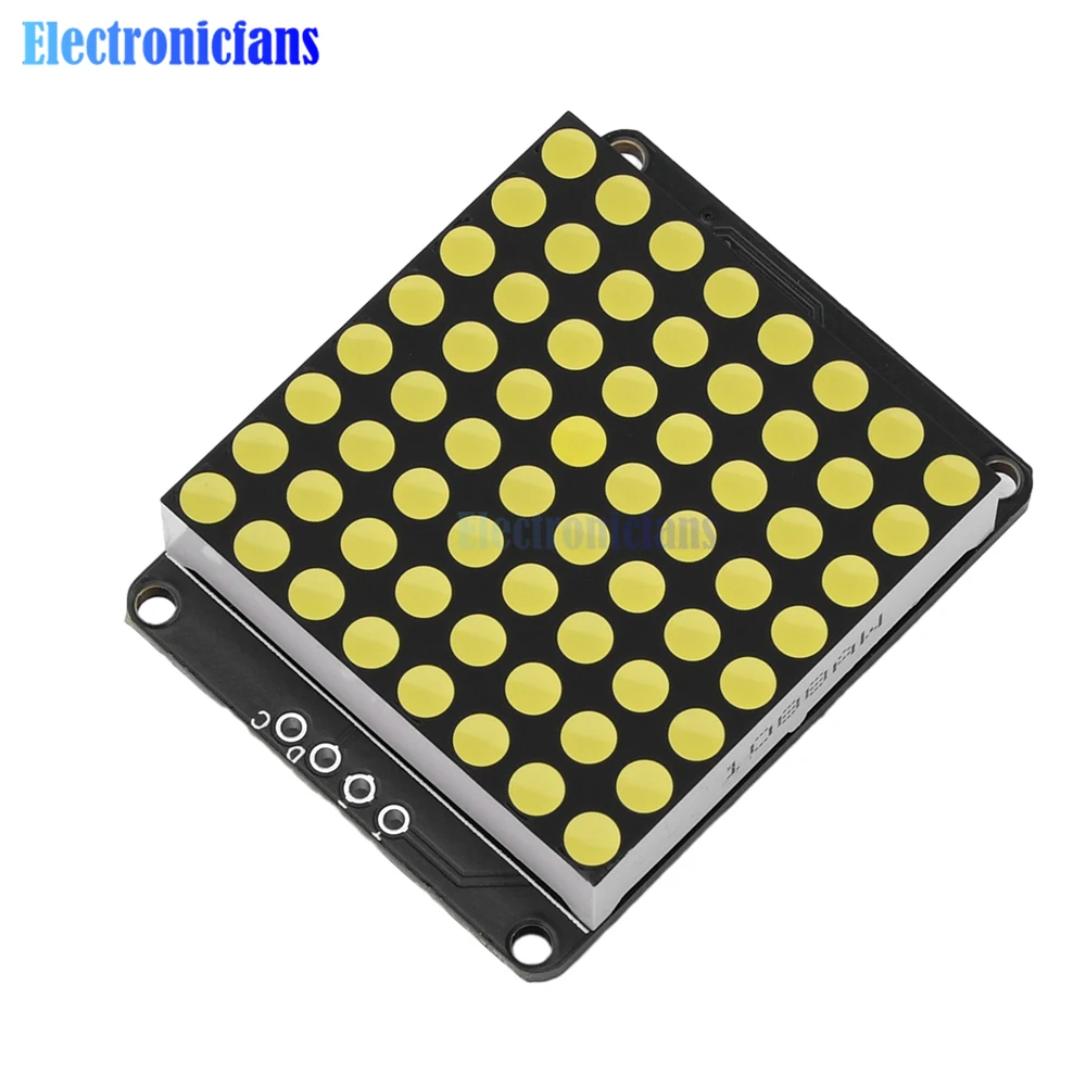 8X8 Matrix Common Cathode LED Dot Matrix Display Module Ht16K33 Driver I2C Interface