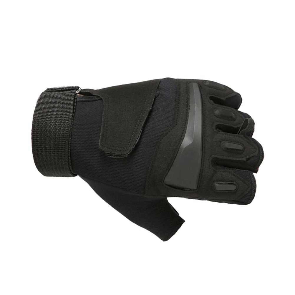 

Cycling Gloves Non-slip Half Finger Bike Mountain Shockproof Breathable Black Men and Women