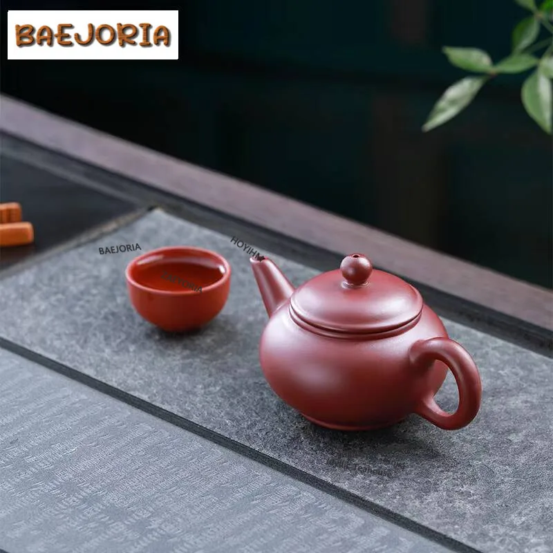 130ML Small Capacity Chaozhou Purple Clay Teapot Senior Craftsman Handmade Raw Or Kettle Tea Brewing Pot Zisha Tea (just Teapot) view 2