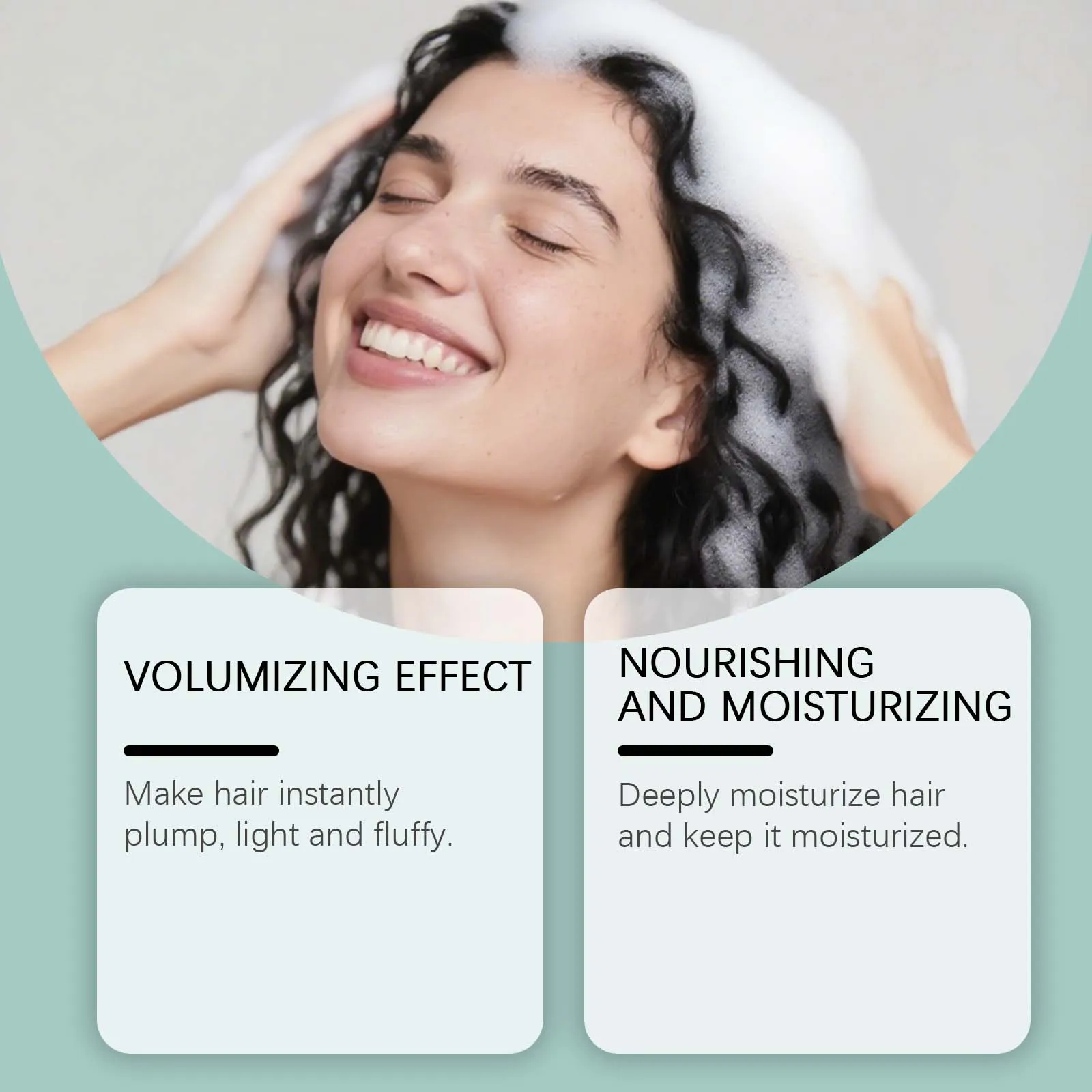 شامبو رقيق للتحكم في زيت إكليل الجبل، تنظيف عميق لفروة الرأس، إزالة القشرة، إصلاح الشعر التالف، تقليل الأوساخ، شامبو مغذي