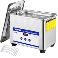 VEVOR 800ml Ultrasonic Cleaner Portable Washing Machine 35W Mini Dishwasher Lave-Dishes Ultrasound Bath Sonic for Home Appliance
