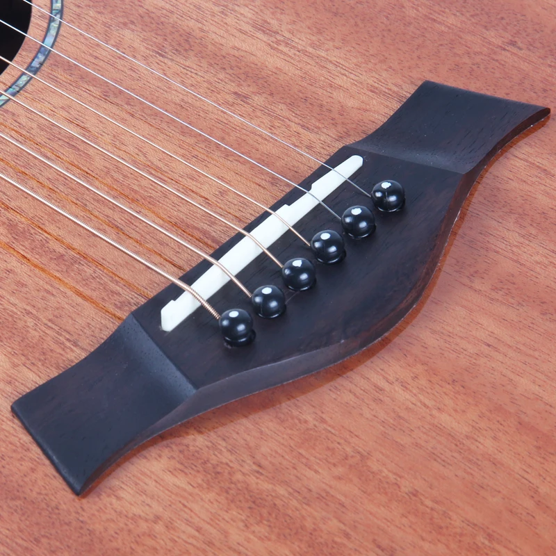 Hooqu 41 بوصة جيتار خشب الورد كوتاواي مع دبابيس ABS الماهوجني الخلفي/الجانب OEM المصنع مباشرة