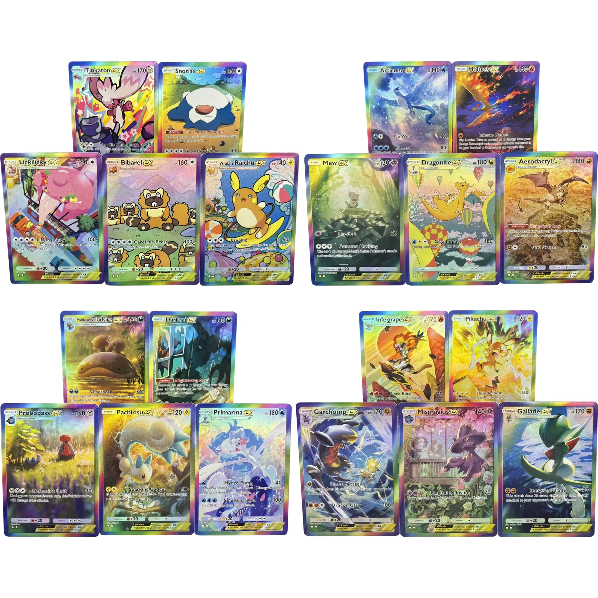 

5 шт./компл., Self Made PTCG Pocket Eevee Giratina Mewtwo Charizard, нарисованная вручную английская флэш-карта, коллекционная карта аниме «сделай сам», подарочная игрушка