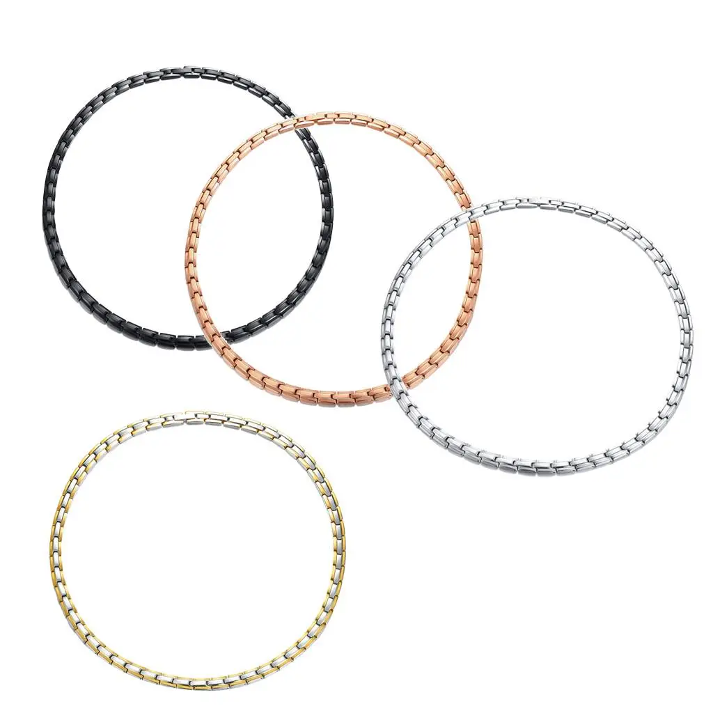 Stainless Steel Chain Magnetic Necklace Adjustable Modern Jewelry High Powered Magnets Necklace for Friends