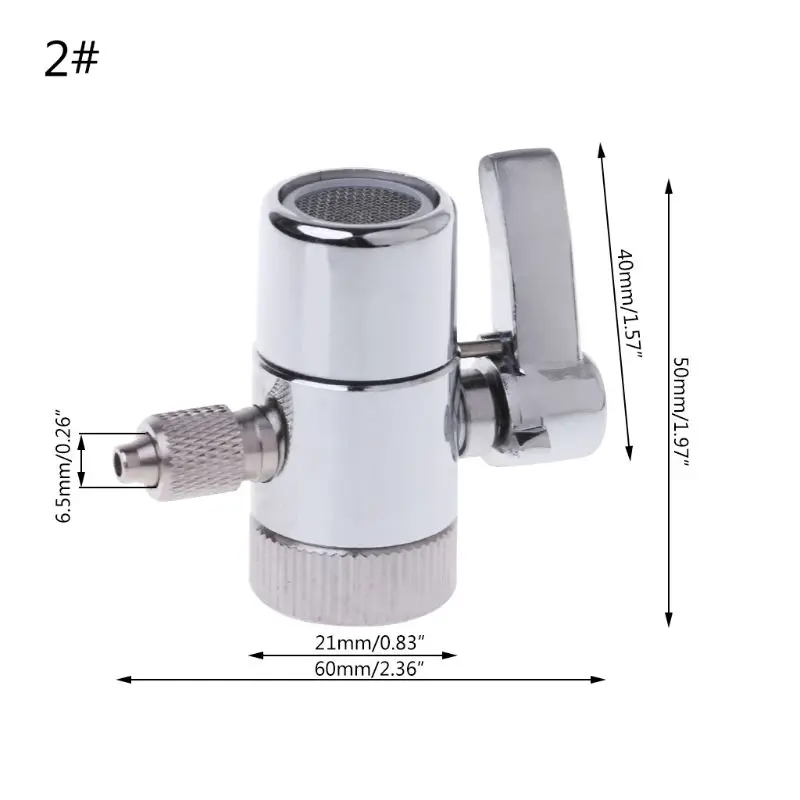 Water Filter Faucet Diverter for Valve Ro System 1/4\