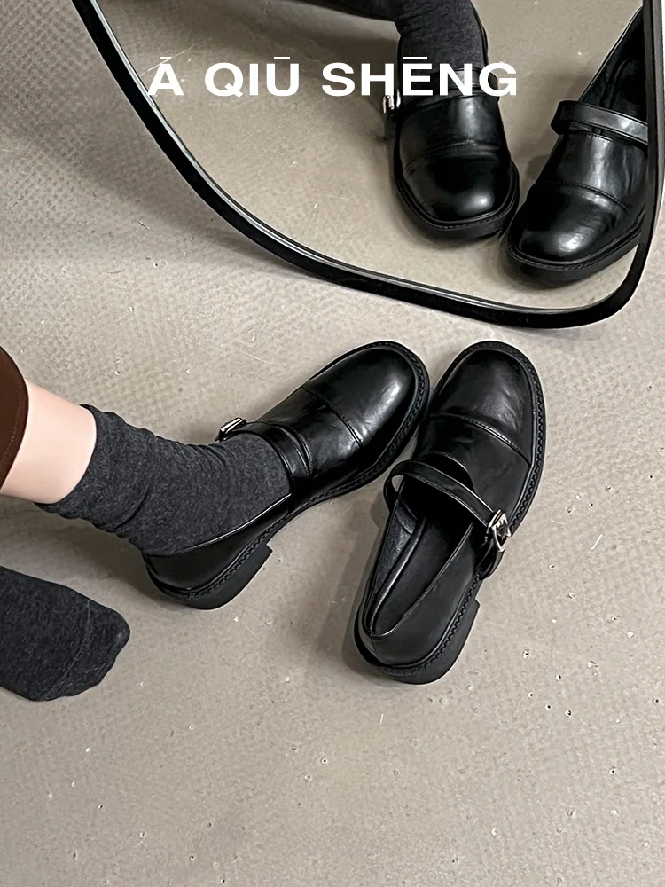 zapatos-mary-jane-retro-de-cuero-para-mujer-tacon-ueso-punta-redonda-estilo-casual-sin-cordones-estilo-vintage