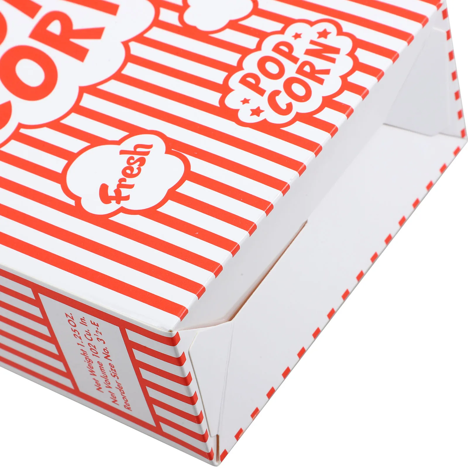 

50pcs Popcorn Boxes Snack Containers For Party Movie Night Lightweight French Fries Boxes Baking Candy Cookie Box