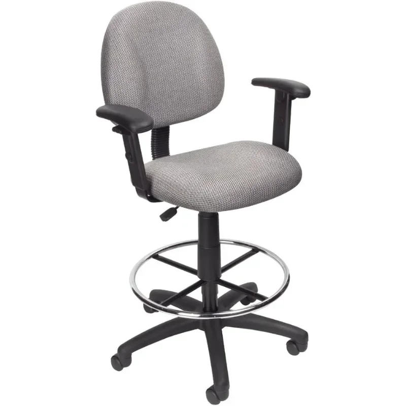 

Ergonomic Works Drafting Chair with Adjustable Arms in Grey