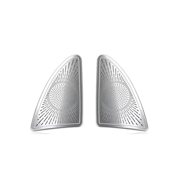 Für Kia Sorento 2014-2020 Edelstahl 2 Stück Auto A-Säulen-Hochtöner-Lautsprecherabdeckung Zierleisten Zubehör – Detail 1
