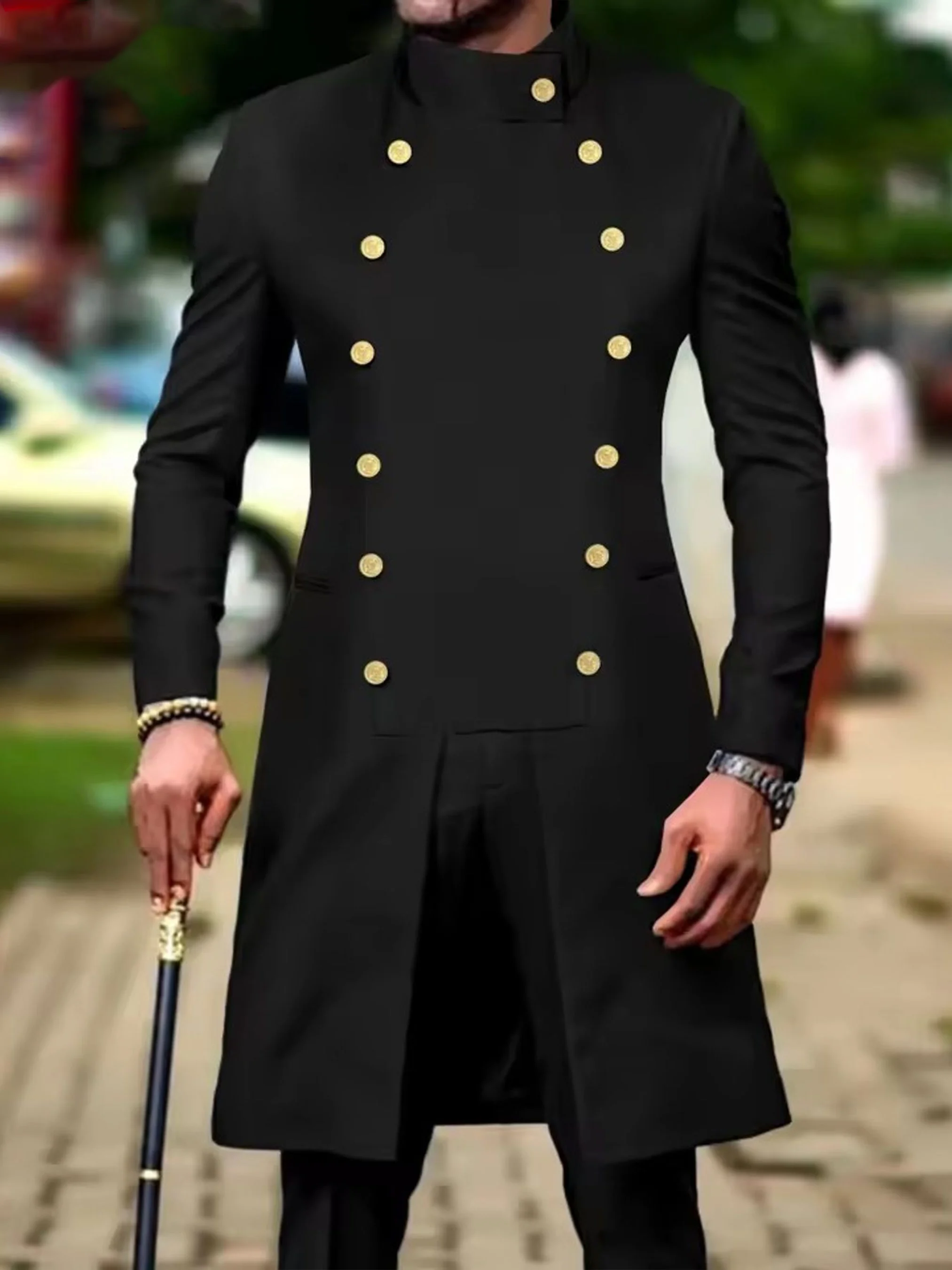 

Мужской повседневный костюм-двойка с длинными рукавами