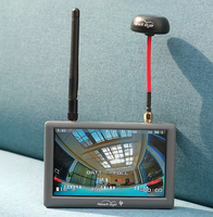 Newest Hawkeye Little Pilot 4 5.8GHZ 48CH Built in DVR Battery Dual Receivers 800X480 Led FPV Monitor For RACING DRONE