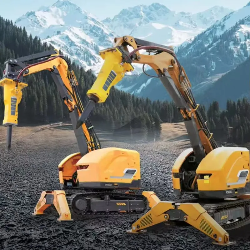 Remote Control Crawler Demolition Robot Hydraulic Breaker for Tunnel Mine Factory and Concrete Breaking Projects