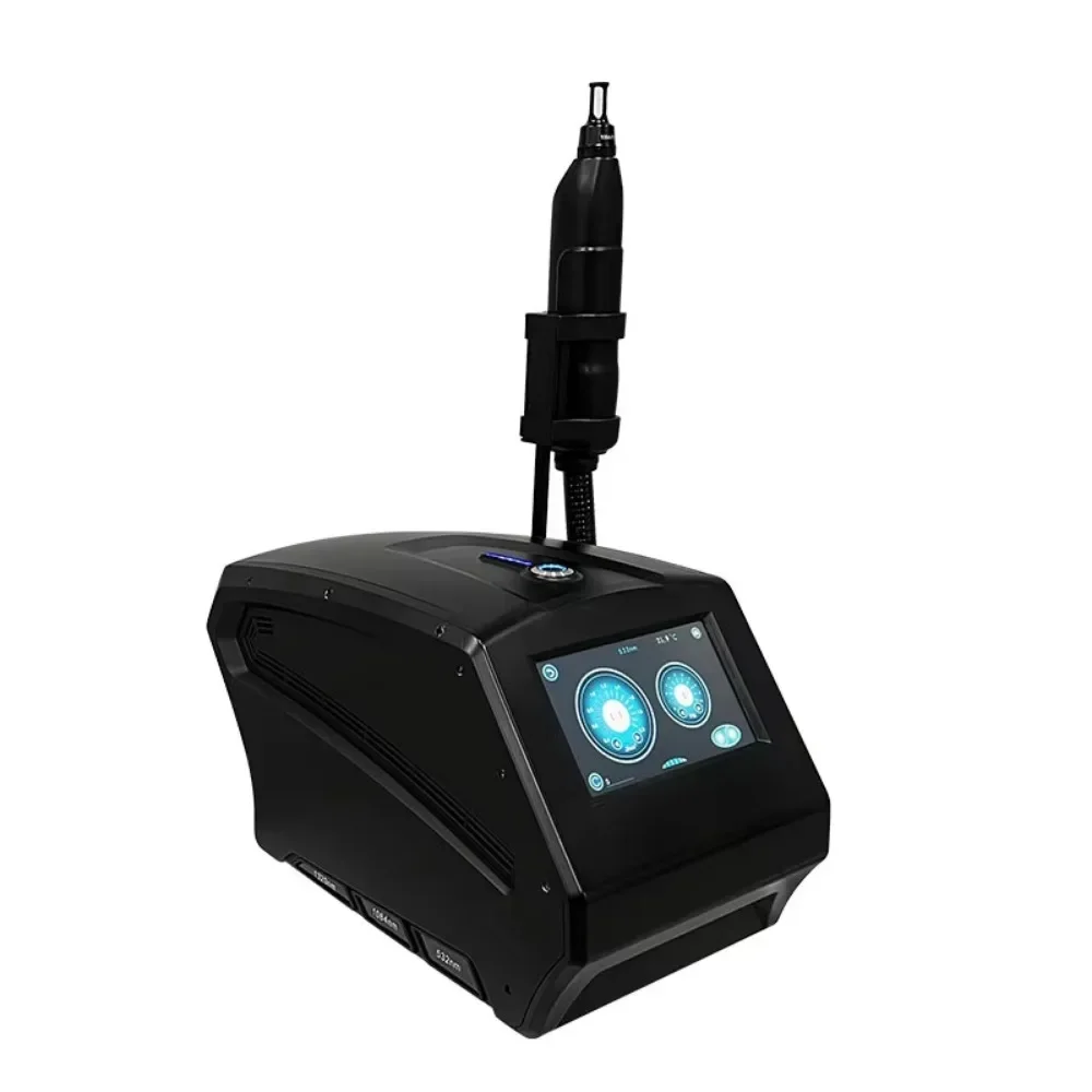 2024 The newest portable Black porcelain   device ND:YAG solid-state  wrinkle removal tattoo removal