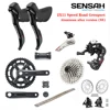 SENSAH 제국 2x11 속도, 22s 도로 그룹 세트, 도로 자전거 자전거 5800, R7000 알루미늄 GS/SS 버전 BB24MM 4