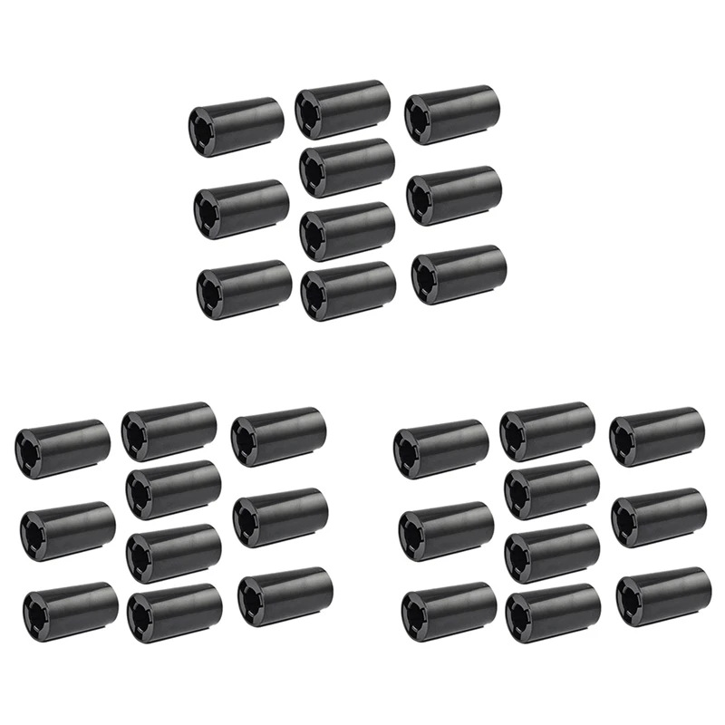 

T85C-30 Pack AA To C Size Battery Adapter Case,AA To C Size Spacers, AA To Size C Battery Adapter Converter Case(Black)