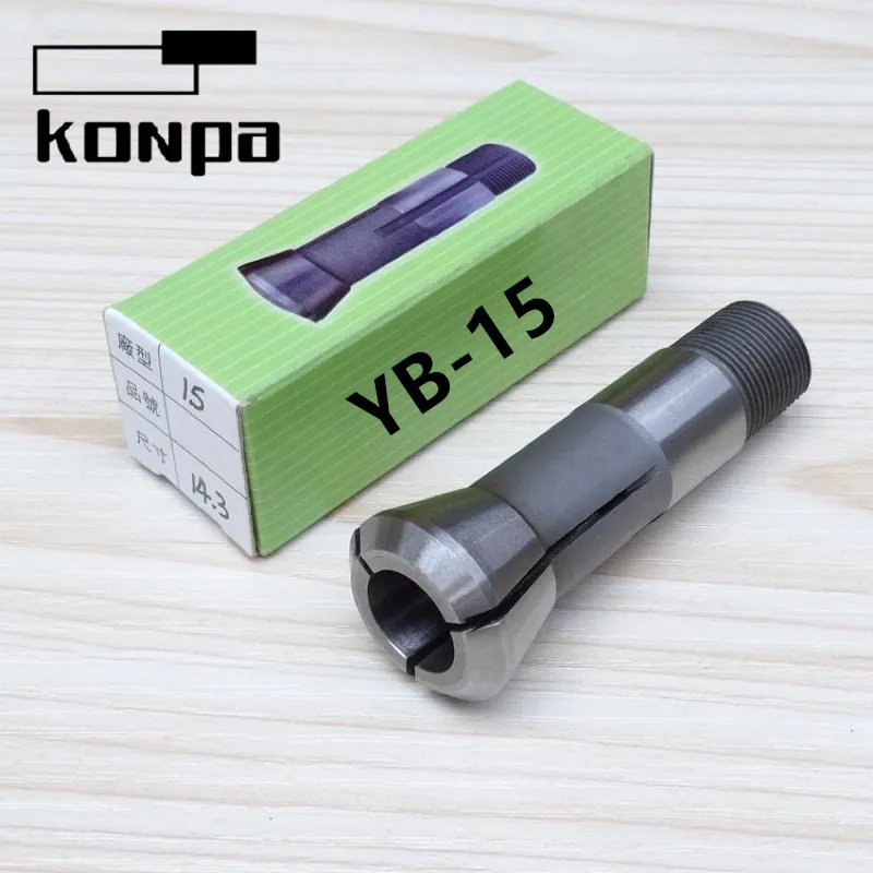 YB15 Type Collet 10.1mm - 15mm CNC Automatic Lathe Round Hole Chuck High Precision Lathe Tool Fitting Four-dimensional 15 Chuck