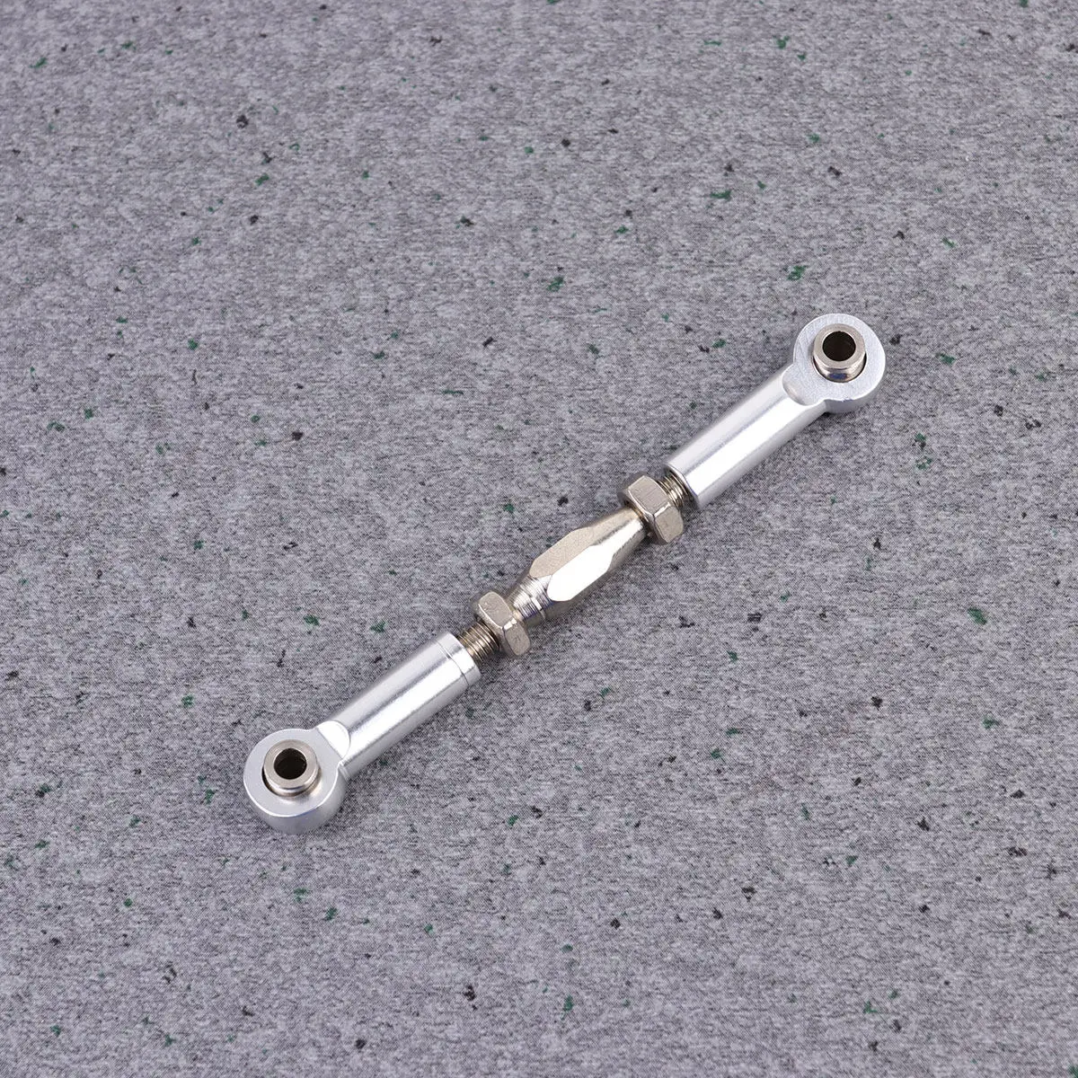 

6 шт. 71 мм регулируемые алюминиевые тяги-фиксаторы для радиоуправляемых моделей 1/10: автомобиля, грузовиков, багги. Детали для тюнинга рулевого управления, желтые.