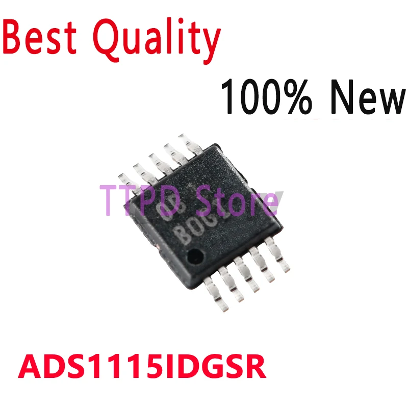 5-10/PCS New Original ADS1115IDGSR ADS1115IDGS ADS1115 BOGI B0GI MSOP10 16-bit ADC Chip In Stock