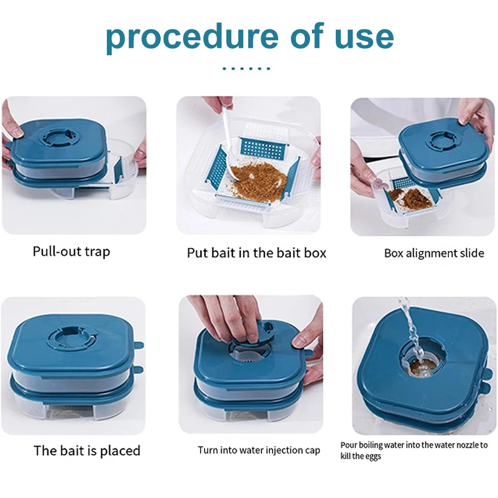 قابلة لإعادة الاستخدام آمنة صرصور القاتل داخلي صرصور القاتل الصرصور القاتل داخلي Infestation المنزل الصرصور فخ للمنزل في الهواء الطلق داخلي #5