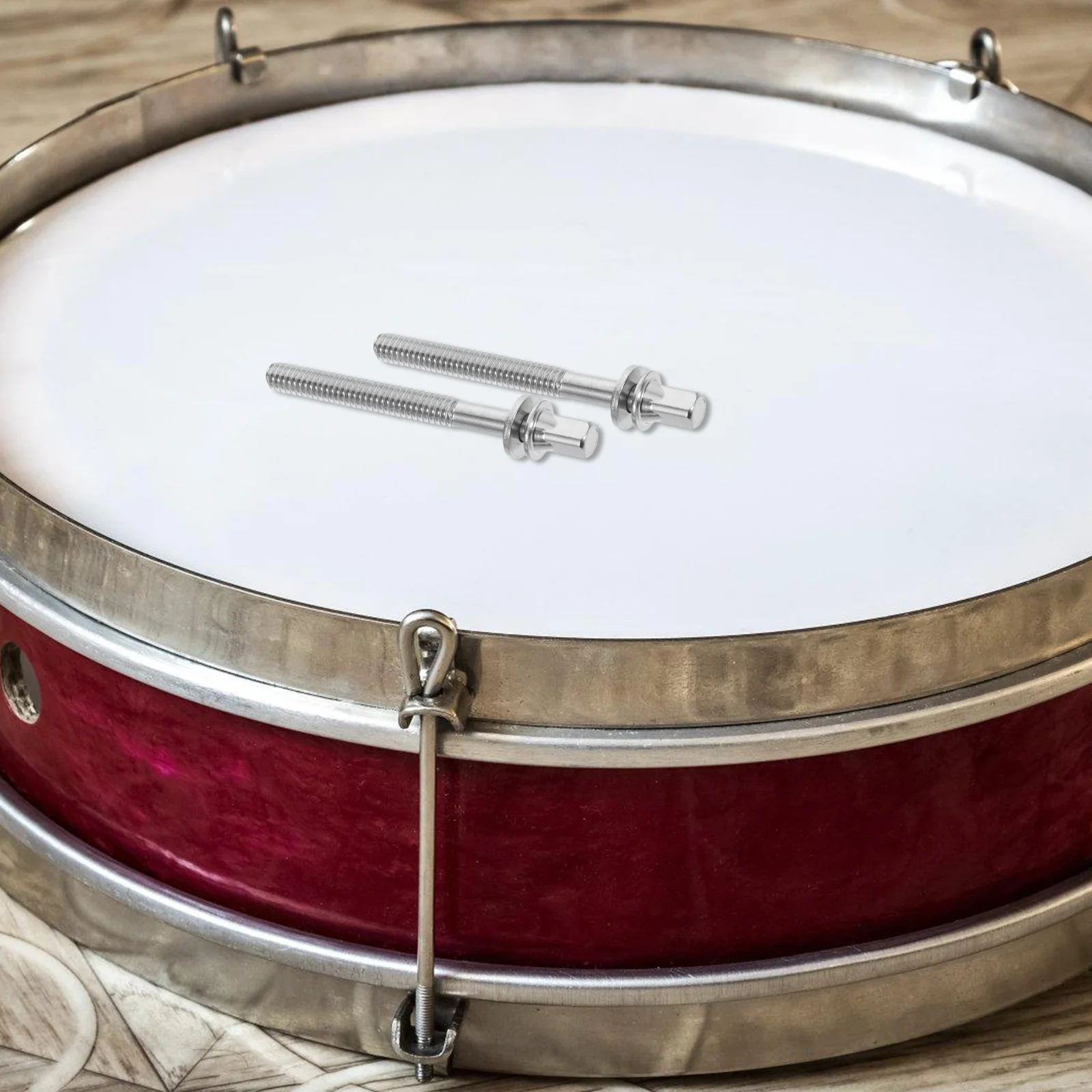 

30pcs Screws Replacement Parts Hardware Repair Maintenance Kit For Snare Bass Drums Durable Antislip Screws Tension Rods Key