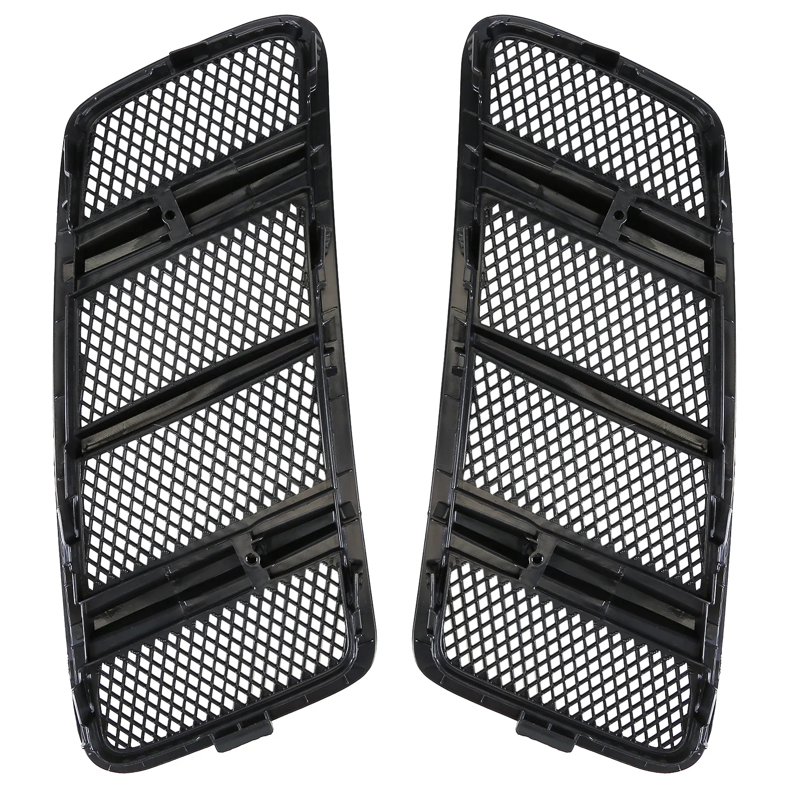 

Front Left+Right Hood Air Vent Grille Cover 1668800205 Compatible for Mercedes Benz 2012-2015 W166 GL350 450