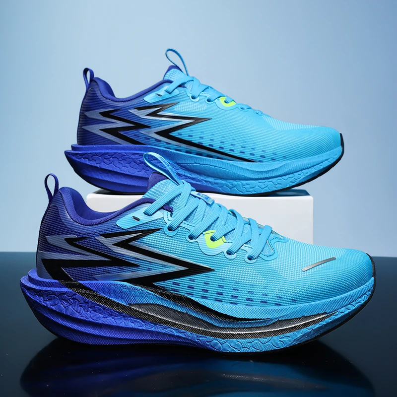 Marathon Men Running Shoes Carbon Board Speciality Sports Breathable Lightweight Women's Comfortable Parent-child Sneakers