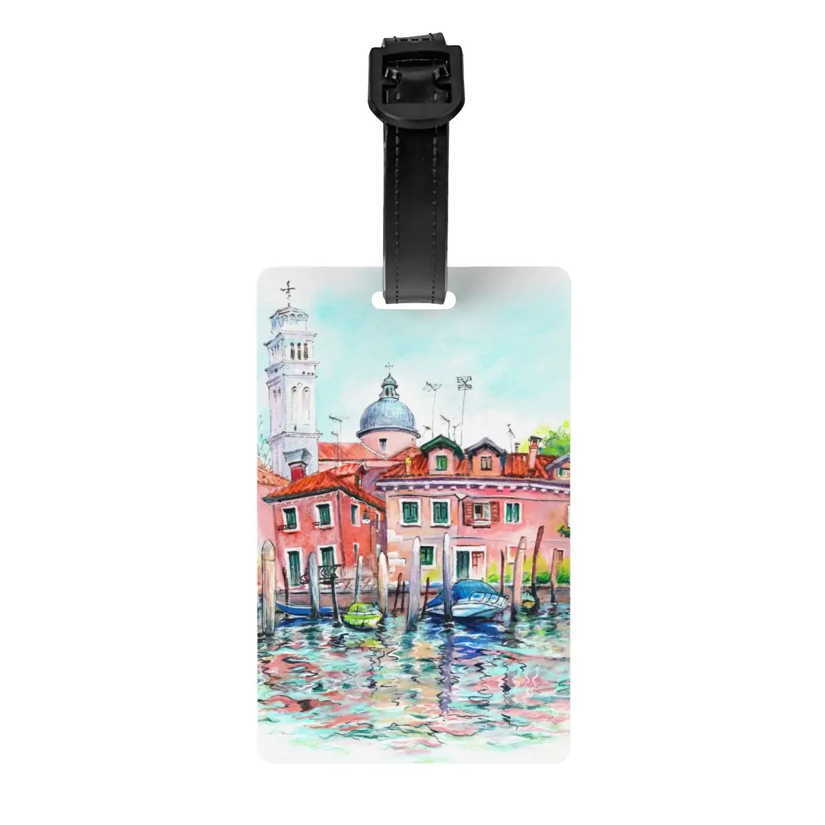 

Базилик Сент-Питер Кастелло, Венеция, Италия Багажные бирки для чемоданов Забавные багажные бирки Конфиденциальная обложка ID Этикетка