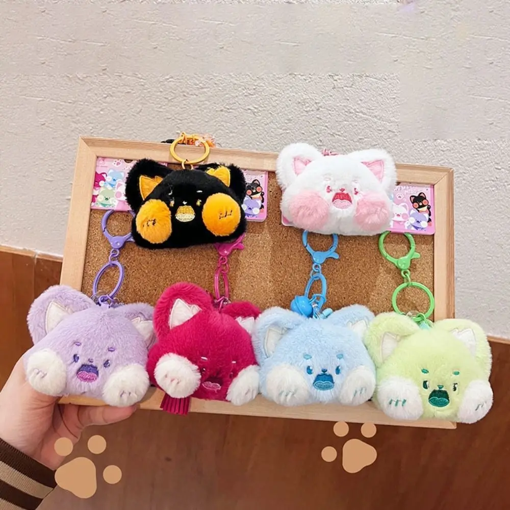 Colgante de gato Dudu de peluche a la moda, adorno colgante de dibujos animados, llavero de muñeca Dudu Kitten, mochila, llavero, accesorios para bolso