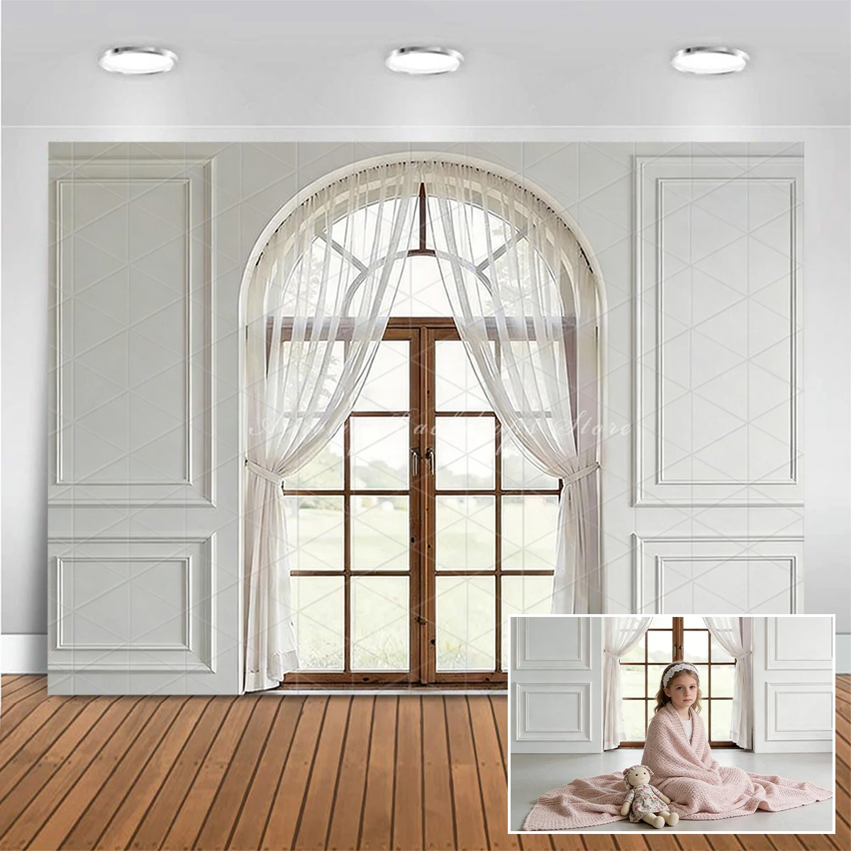 Photography Lighting White Background - Sheer Curtain Window Light Backdrop Cake
