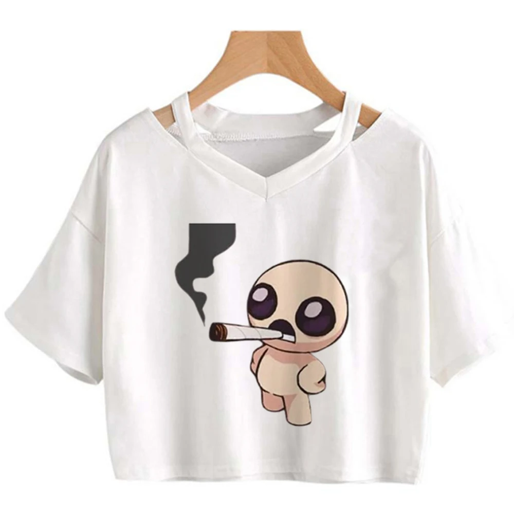 the Binding of Isaac cropped top shoujo kawaii clearance sales cute t-shirt korean fashion summer alternative  clearance sales