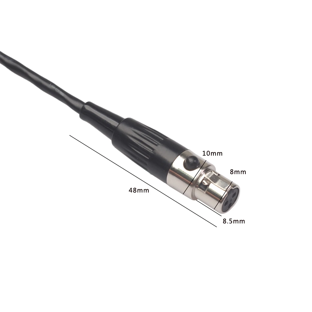 미니 XLR 3 핀 수-XLR 3 핀 암 오디오 케이블, 알루미늄 호일 차폐 와이어, 마이크 카메라용 오디오 케이블