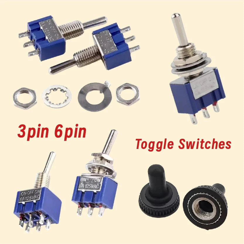 

Тумблер с множественной настройкой цепи MTS-102 103 202 203 3pin 6pin