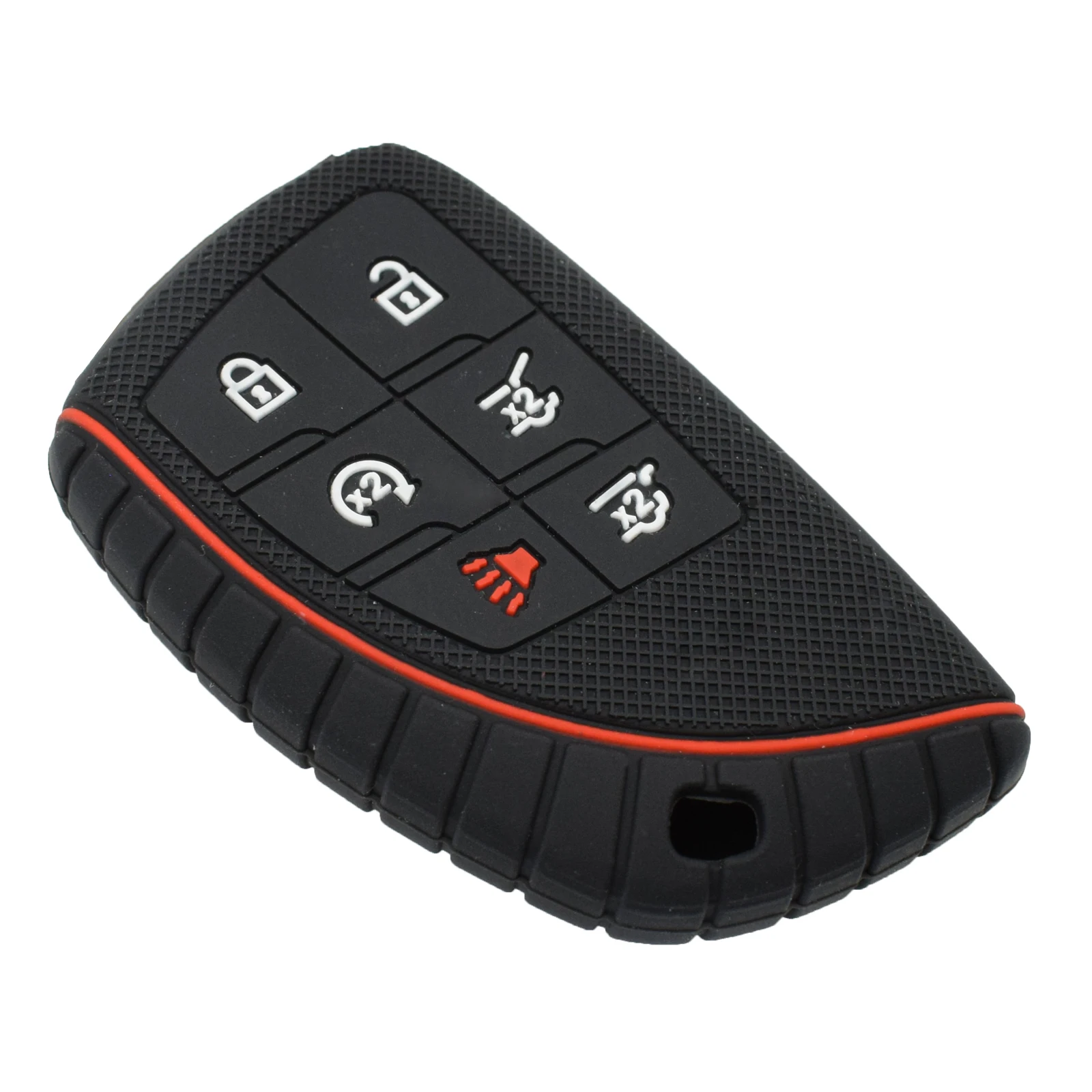 6 Button Key Cover Case Fob Shell For GMC Yukon Chevrolet Suburban Tahoe 2021 2022 2023 2024 2025 Car Accessories