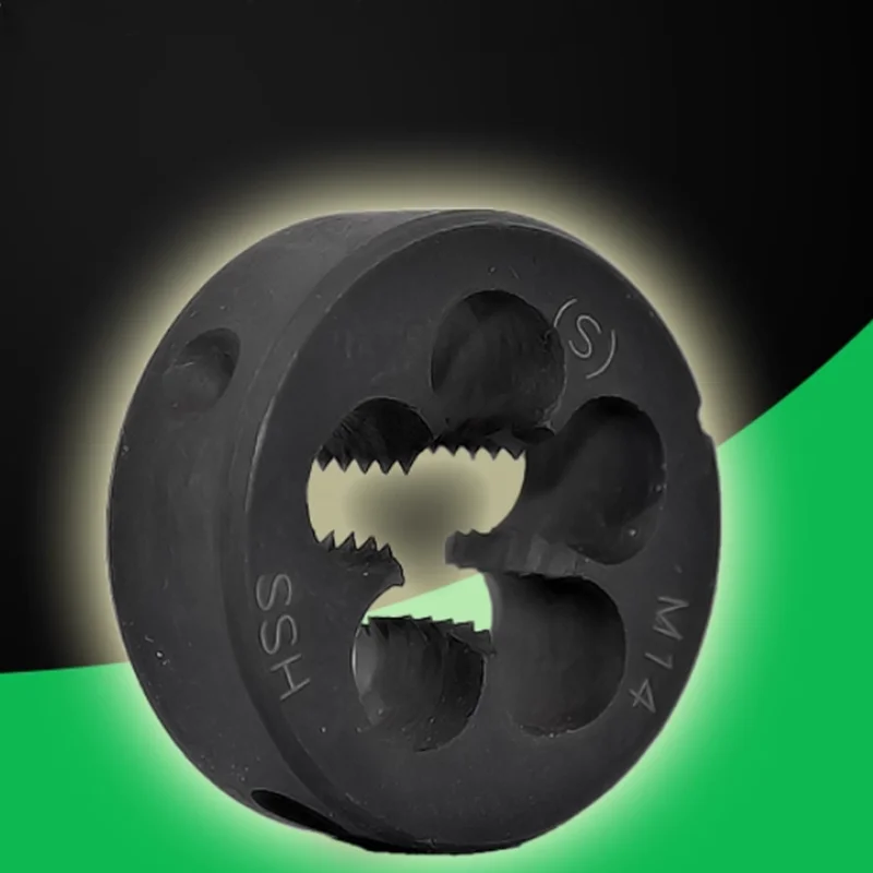 

1PCS HSS OX Coating Round Die M2 M3 M4 M5 M6 M8 M10 M12 M14 M16 M18 Machine Screw Fine Threading Dies