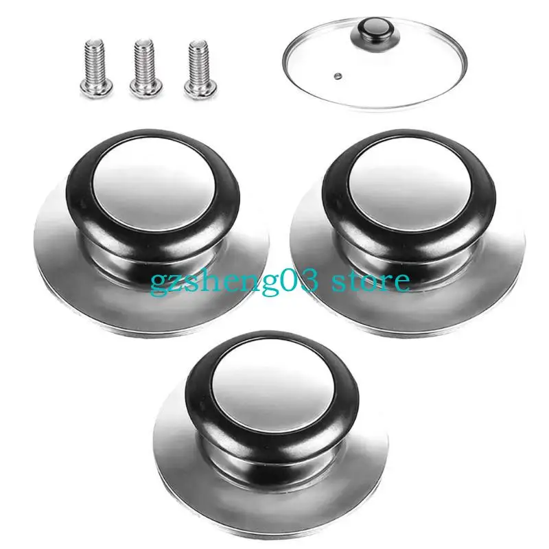 U75C 2Pieces Практическая крышка для горшки обрабатывает домашние аксессуары Easy Instillion Design для большинства кухонных